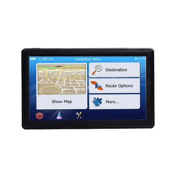 Anfilite 7 palcový HD 800x480 touch kapacitný 800MHZ obrazovke auta gps navigátor Windows wince Ce 6.0 256M 8GB truck GPS Navigácie