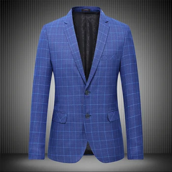 2018 jar sako pánske business bežné ikony obleky mužov singel svojim kabát módy klasické bunda blejzre muži obleky veľkosť L-7XL