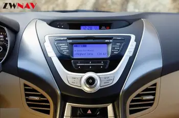 Android 10 IPS Displej PX6 DSP Pre Hyundai Elantra 2011-2013 Auto Bez DVD GPS Multimediálny Prehrávač Vedúci Jednotky Navi Rádio Audio Stereo