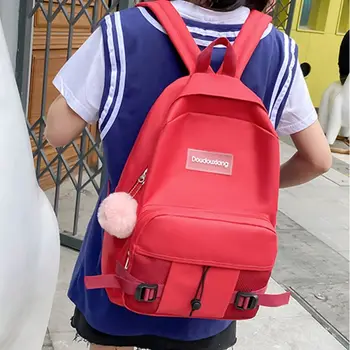 Nový Trend 4pcs Žena Schoolbags Módne Nylon Ženy Batoh Nepremokavé Školské Tašky pre Dospievajúce Dievčatá Bežné Tašky cez Rameno