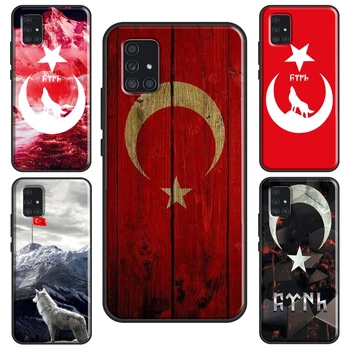 Turecko Vlajka obal Pre Samsung Galaxy A51 A71 A10 A30S A40 A50 A70 M21 M31 A11 A31 A21S A20e Funda