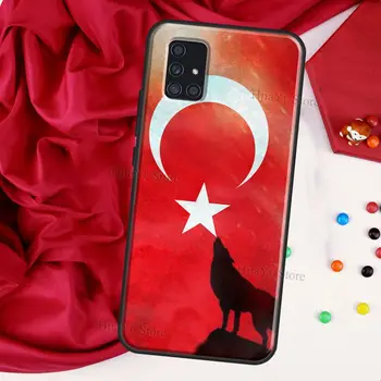Turecko Vlajka obal Pre Samsung Galaxy A51 A71 A10 A30S A40 A50 A70 M21 M31 A11 A31 A21S A20e Funda