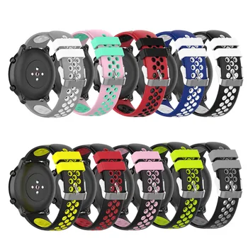 20 mm Náhradné Silikónové Watchband pre Garmin Vivomove 3 /H Športu Pre Samsung Výstroj Šport R600 Amazfit GTR Pre Ticwatch 2 /E