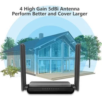 Wiflyer WE4726 1200Mbps Profesionálne 2.4 G & 5G dvojpásmový Bezdrôtový Wifi Široké Pokrytie Gigabit Router Silné a Stabilné Wifi Signál