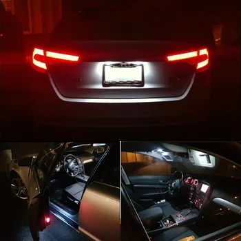 12Pcs Xenon White Interiérové LED Svetlo Balík Pre 2006-2013 Chevrolet Chevy Impala Mapu Dome Rukavice Box batožinového priestoru špz svetlo