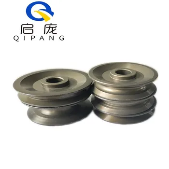 Qipang vysokú tvrdosť sprievodca koleso vnútorné otvoru 20 mm,vonkajší priemer 100 mm, hrúbka 22 mm