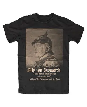 2019 Najnovšie Mužov Tričko Fashion Vytlačené T-Shirt Mužov Otto Von Bismarck Premium T-Shirt Schwarz Zitat Kult Cosplay T-Shirts