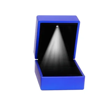 LED Osvetlené Náušnice Krúžok Darčeka Svadobné Zásnubný Prsteň, Šperky Zobraziť Nové