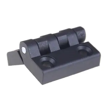 7mm Čierna 1 x Plastový Záves Zosilnený Plastové Ložisko Zadok Záves 4,8 x 4.8 x 1,0 cm