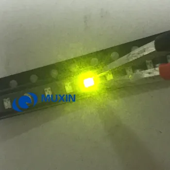 500pcs 0805(2012) Žltá Zelená LED SMD Čip, Žiarovky Lampy Povrchová Montáž SMT Perličiek Ultra Bright Light Emitting Diode DIY Zvýraznite