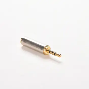 1PC 2,5 mm Muža na 3.5 mm Žena Full Metal Stereo Mikrofón Audio Slúchadlá Slúchadlá Konektor Jack Adaptér Converter Konektor