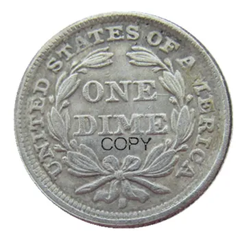 NÁS 1881 P/S Liberty Sedieť Dime Strieborné Pozlátené Kópiu Mince