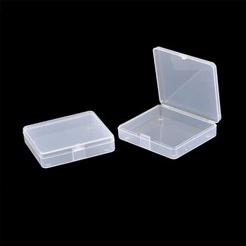 2 ks/veľa Transparentné Toolbox Elektronické Plastové Časti Kontajnera Tool Box Skrutku Ryby Háčik vrtáka Komponent Úložný Box