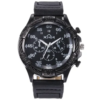 Módny trend osobnosti boutique nastavenie pásu quartz hodinky + okuliare + peňaženky (3ks/set)