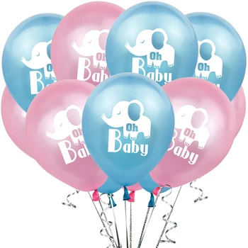 Amawill Oh, Baby, Sprcha Latex Baloon Chlapec Dievča Fólie Star Cartoon Slon Balón Rodovej Odhaliť Narodeniny Konfety A Party Dekorácie