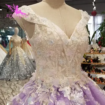 AIJINGYU Dlhé Biele Šaty Na Svadbu Kráľovná Svadobné Šaty Oblečenie Krátke Nevesta zapojenie Real Foto Čipky Svadobné Šaty