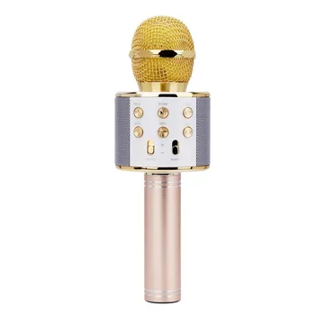 Ws858 Mikrofón Stereo Mobilného Telefónu, Mikrofón Karaoke Ručné Bezdrôtové Bluetooth Kondenzátorových Mikrofónov Live Mikrofóny Audio