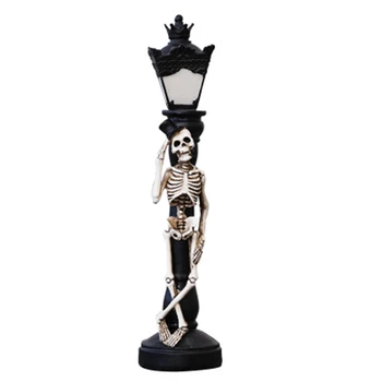 1 Pár Halloween Simulácia Pouličné Lampy Dekorácie Dodávky Lebky Lampa Svietiť, Strašidelný Dom, Nákupné Centrum Bar Rekvizity