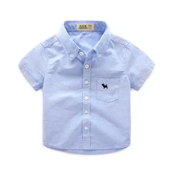 VIDMID detské oblečenie 2021 nový štýl bavlna chlapec tričko-krátke rukávy jar a na jeseň detí biele tričko dieťa hornej P4009