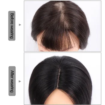 DIANQI Syntetické Klip-Na Vlasy Vňaťou Hairpiece predlžovanie Vlasov pre Ženy Zvyšuje množstvo vlasov na vrchnej časti hlavy