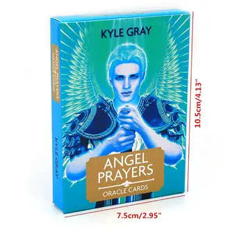2021 Top Anjel Modlitby Oracle Anglické Tarots 44 Kariet Tajomné Veštenie Hra