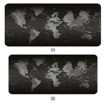 70/80/90 cm Extra Veľká Mapa Sveta, Podložka Myši Gaming Mousepad Anti-slip Myši, Podložky Hrúbka 2 mm