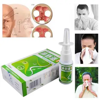 Nosový sprej s tradičné liečivé byliny, rinite liečba sprej a zdravotnej starostlivosti s liečivými, chronické