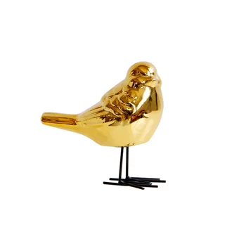 Kreatívne modernej Európskej keramické vták ploche ozdoby á zlata a striebra, domáce dekorácie vták ozdoby