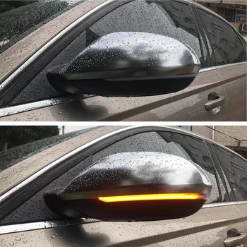 2 ks Auto Dynamické LED Zase Signál Svetlo Spätného Zrkadla Blinker Indikátor pre VW Passat B8 Arteon 2016 2017 2018 2019