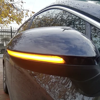 2 ks Auto Dynamické LED Zase Signál Svetlo Spätného Zrkadla Blinker Indikátor pre VW Passat B8 Arteon 2016 2017 2018 2019