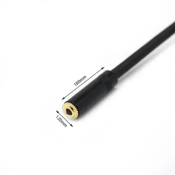 0,2 m XLR Konektor 3,5 mm Žena Stereo Audio Adaptér TRS 1/8 Palca Predĺženie na Mikrofón, Kábel Drôt
