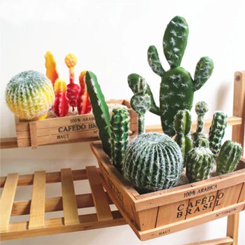 Umelé Rastliny Falošné Kaktus Dekorácie Falošné Kvetinové Svadobné /Party/Spálňa/Office Dekorácie Falošné Rastliny Domáce Dekorácie