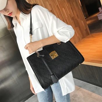 FuAhaLu luxusné kabelky ženy tašky dizajnér veľkú kapacitu tote bag módne kožené tašky cez rameno