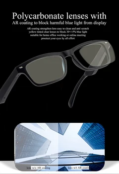 Non Kostné Vedenie Bluetooth Audio Inteligentné Okuliare Jazdy Slnečné Okuliare Ochrana Očí Modré Svetlo Dôkaz Okuliare Pre Ios A Android