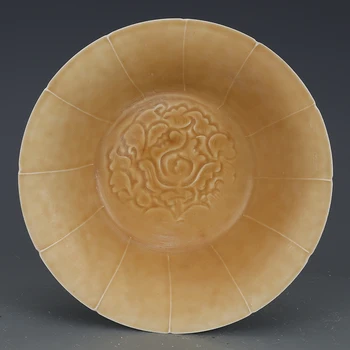 Starožitný SongDynasty porcelánové misky,Ding pece kvetinový vzor, misy,Domáce Dekorácie zber a ozdobu