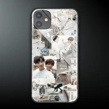 Estetické hyunin pre iPhone 2020 SE 6 6 7 8 plus X XR XS 11 12 mini Pro Max s tvrdeného skla telefón prípadoch kryt mäkké silikónové