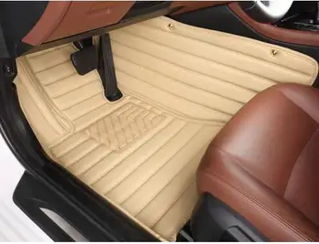 Kvalitné rohože! Vlastné špeciálne auto podlahové rohože pre Audi Q7 5 sedadiel 2018-nepremokavé koberce, koberce pre Q7 2017,doprava Zdarma
