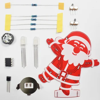 1pc DIY Santa Vianočný Strom Dekorácie Prívesok Music Kit Roztomilé Vianočné ozdoby (Bez batérie), Nový Príchod