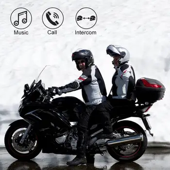 Bluetooth Helmy Intercom BT-S3 1000M Motocykel FM Headset Prenosný Mini palubného telefónu Bezdrôtový palubného telefónu