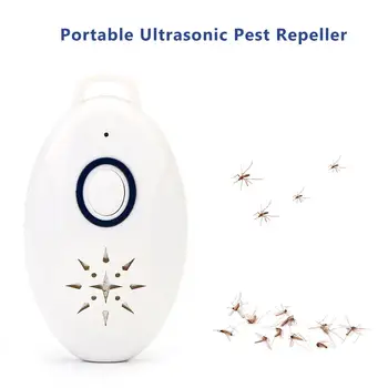 Prenosné USB Mosquito Repeller Lete Ultrazvukový Elektronický Švába Spider Vrah Pešti Hmyzu Lietať Potkan Hlodavce Had Odpudzujúce
