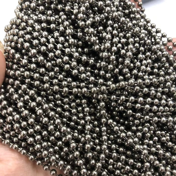3 mm Čistý Titán Materiál DIY Náhrdelník Povrch Príslušenstvo Perličiek Reťazca Ultralight Prívesok Charm Loptu Dekoračné Šperky Robiť