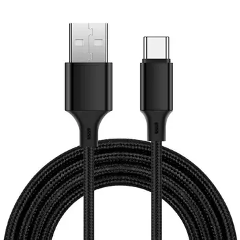 UGI USB Rýchle Nabíjanie Kábel Micro USB Typu C, USB C Kábel Pre Samsung Huawei Oneplus Xiao Tablet Synchronizáciu Údajov Nylonová Šnúra Pletená