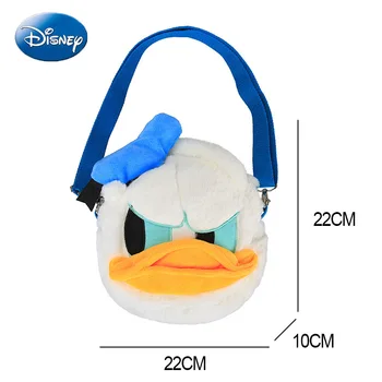 Disney Roztomilý Donald Duck Plyšové Taška Tvorivé Cartoon Bábika Taška Módny Trend Študentka, Ramenný Messenger Taška