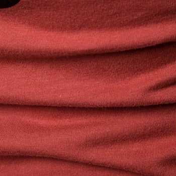 ZYFG slobodných ľudí, tričká list vytlačený dlhým rukávom O-neck T-shirt jednoduché, bežné vietor klesnutie Plus veľkosť manwear Topy