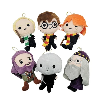 Harri Potter Plyšové Hračky Funko pop Malý prívesok charm Bábkové Lord Voldemort Ron Malfoy Dumbledore Bábika náhodné 1PC Roztomilé Deti Darček