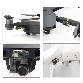 Drone Letu Svetlá Nahradenie Magic Nálepky Malý Led Blesk Strobo Lampa Batérie Powered Noci Bezpečnosť Príslušenstvo Pre DJI Iskra