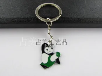 Nové Silikónové Roztomilá Panda Cartoon Keychain Taška Prívesok Prívesok Na Kľúče Kawaii Darček Prítomný