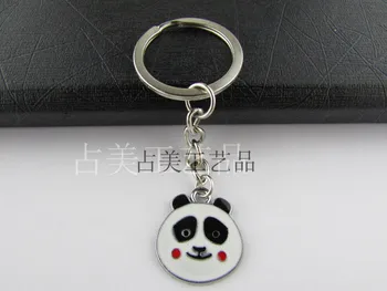 Nové Silikónové Roztomilá Panda Cartoon Keychain Taška Prívesok Prívesok Na Kľúče Kawaii Darček Prítomný