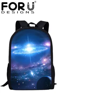 FORUDESIGNS 2019 Módne Detí, Školské Tašky 3D Star Galaxy Vzor Ortopédia Schoolbags pre Chlapcov Teenagerov Batohy Deti