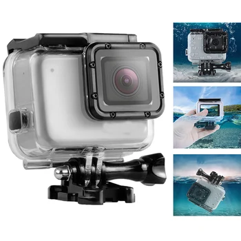 Gopro Hero 7 Black/Silver/white Nepremokavé Ochranu Bývanie Prípade Potápanie 45M Ochranných Pre Gopro Akčné kamery Príslušenstvo
